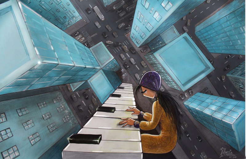 Illustration for article titled Shamsia Hassani, Street Artist